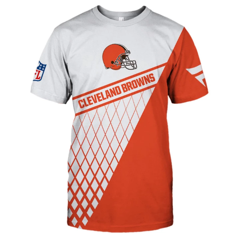 Cleveland Browns Top Logo 3D T-Shirt