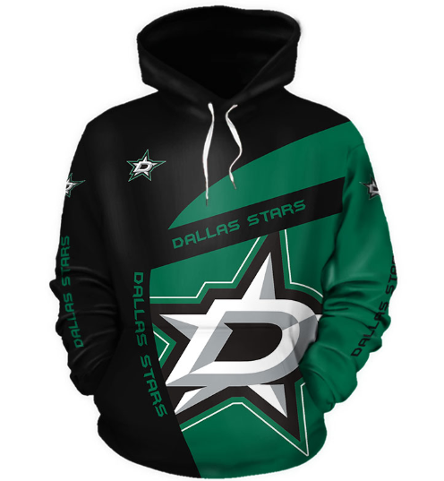 Dallas Stars Symbol 3D Printed Pullover Hoodie
