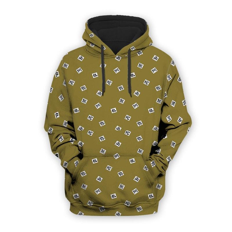 Himejima Gyoumei - Demon Slayer - Kimetsu No Yaiba 3D Pullover Hoodie V1
