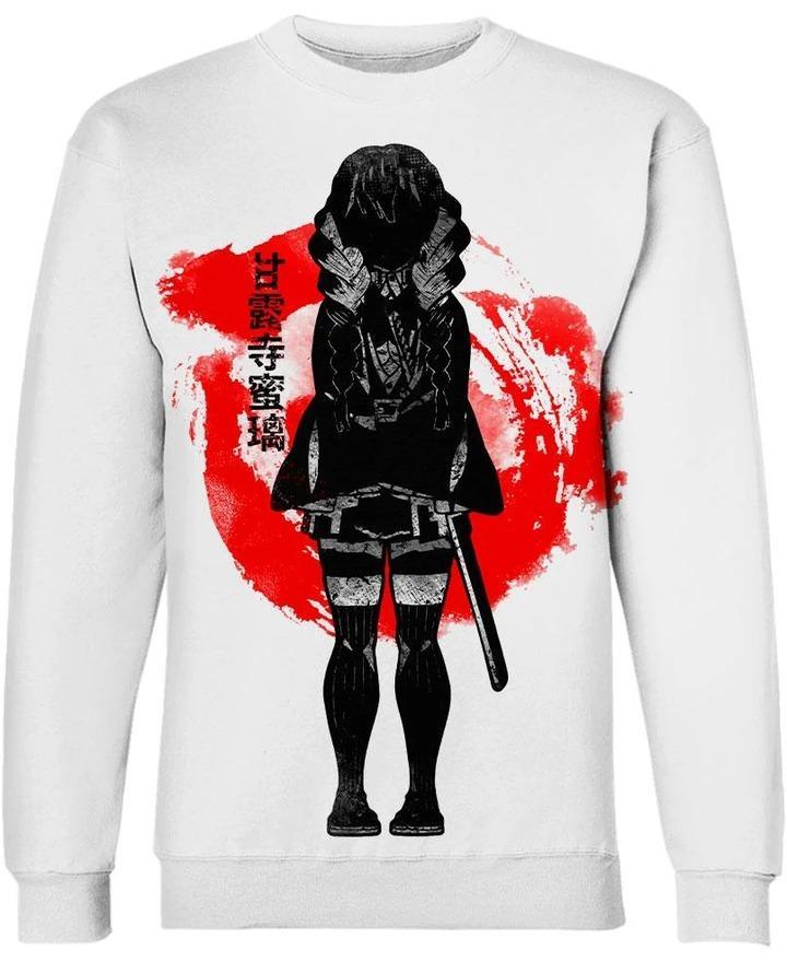 Kanroji Mitsuri - Demon Slayer - Kimetsu No Yaiba 3D Crewneck Sweatshirt V2