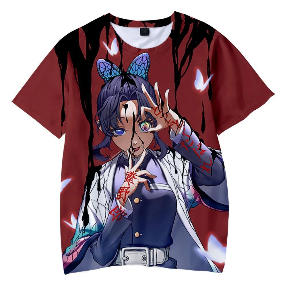 Kochou Shinobu - Demon Slayer - Kimetsu No Yaiba 3D T-Shirt V8