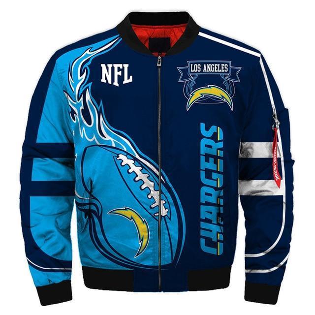 Los Angeles Chargers 3D Bomber Jacket