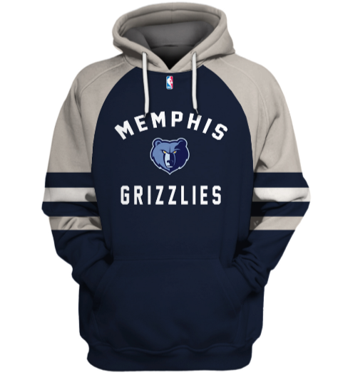 Memphis Grizzlies Symbol 3D Printed Pullover Hoodie