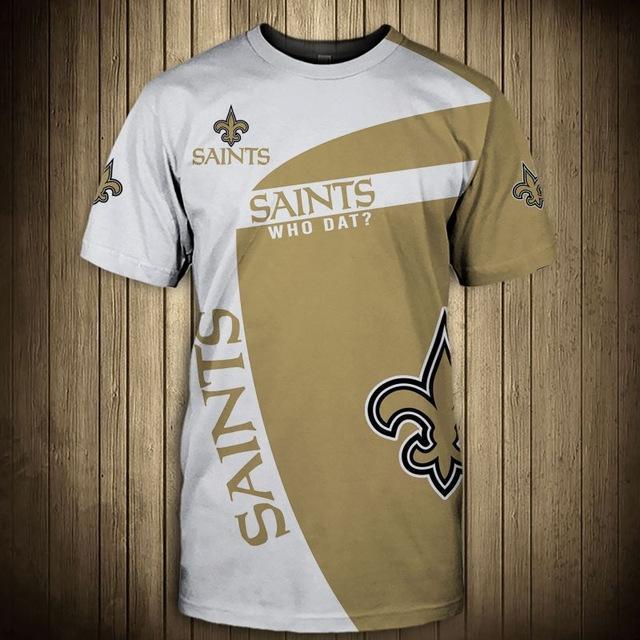 New Orleans Saints Symbol 3D Printed T-Shirt