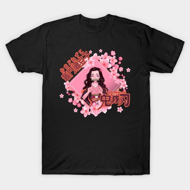Nezuko Kamado - Demon Slayer - Kimetsu No Yaiba T-Shirt V13