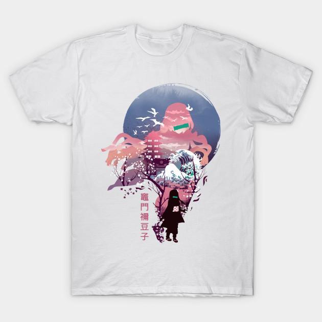 Nezuko Kamado - Demon Slayer - Kimetsu No Yaiba T-Shirt V57