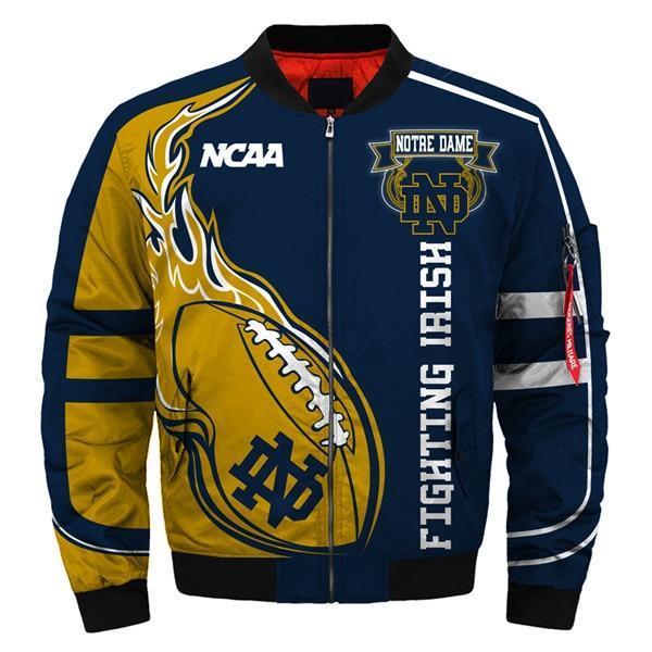 Notre Dame Fighting Irish 3D Bomber Jacket