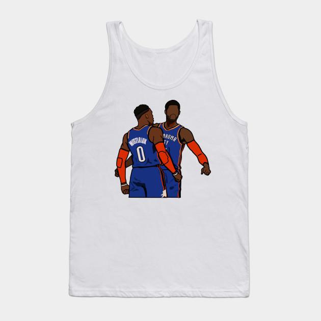 Oklahoma City Thunder Basketball Tank Top V6