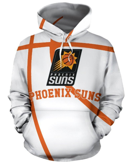 Phoenix Suns Simple 3D Printed Pullover Hoodie