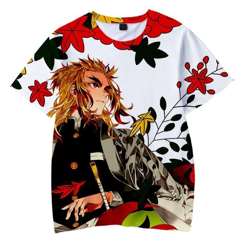 Rengoku Kyoujurou - Demon Slayer - Kimetsu No Yaiba 3D T-Shirt V3