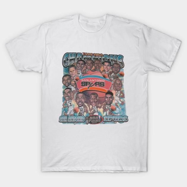 San Antonio Spurs Basketball T-Shirt V3