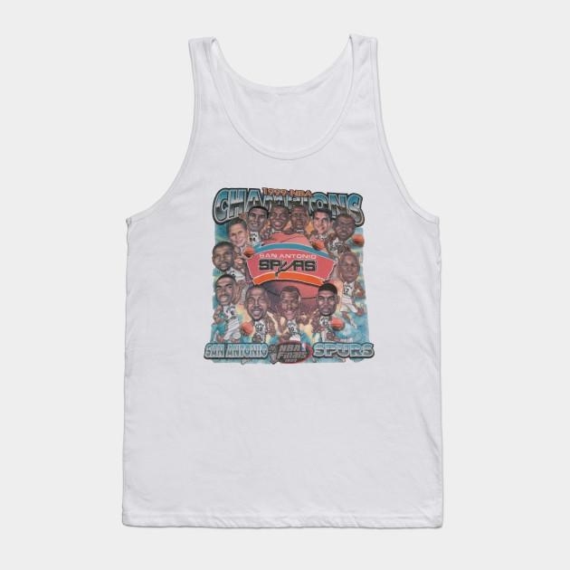San Antonio Spurs Basketball Tank Top V4
