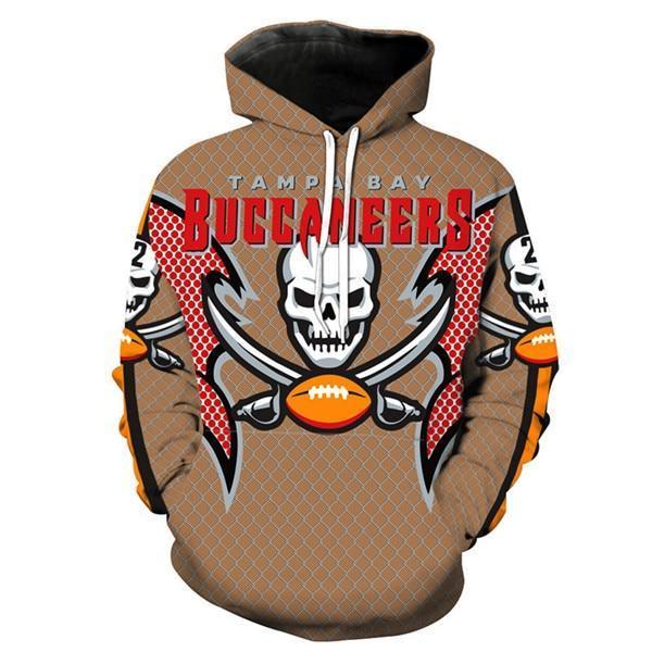 Tampa Bay Buccaneers 3D Pullover Hoodie