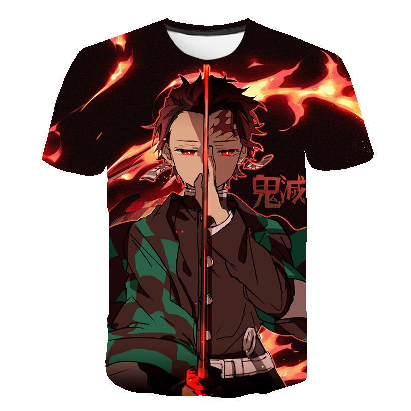 Tanjiro Kamado - Demon Slayer - Kimetsu No Yaiba 3D T-Shirt V14