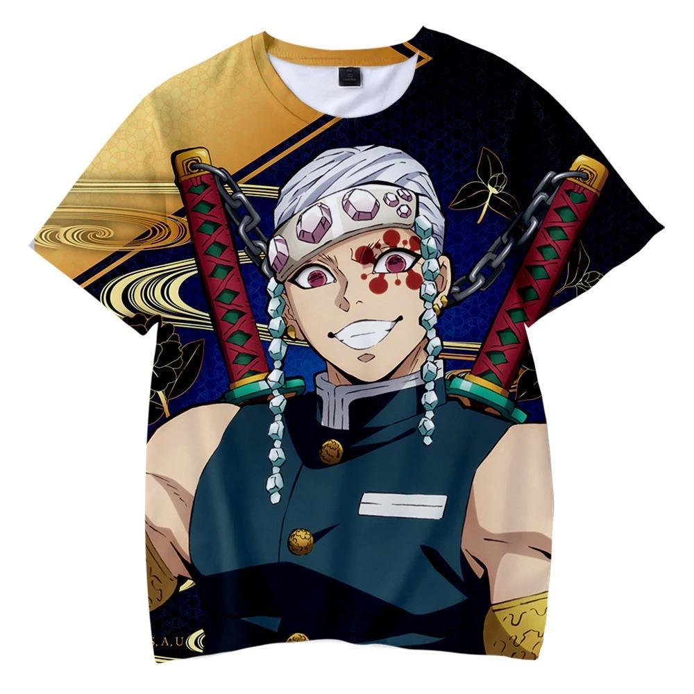 Uzui Tengen - Demon Slayer - Kimetsu No Yaiba 3D T-Shirt V1