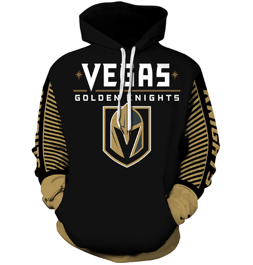 Vegas Golden Knights Symbol 3D Printed Pullover Hoodie