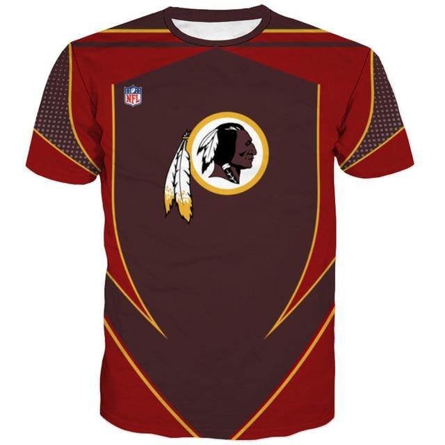 Washington Redskins Logo 3D Printed T-Shirt