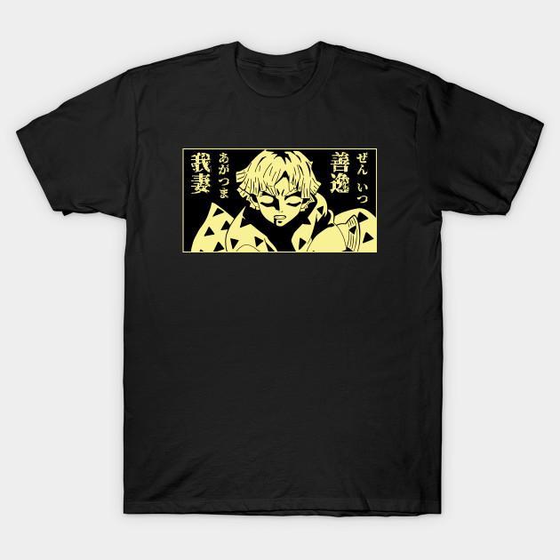 Zenitsu Agatsuma - Demon Slayer - Kimetsu No Yaiba T-Shirt V45