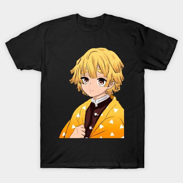 Zenitsu Agatsuma - Demon Slayer - Kimetsu No Yaiba T-Shirt V53